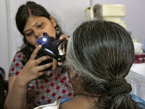 Bild zu Retinopathie - Erkennbare Erweiterung