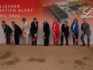 Bild zu Milliarden-Investition - Spatenstich für neue Produktionsstätte von Lilly in Alzey